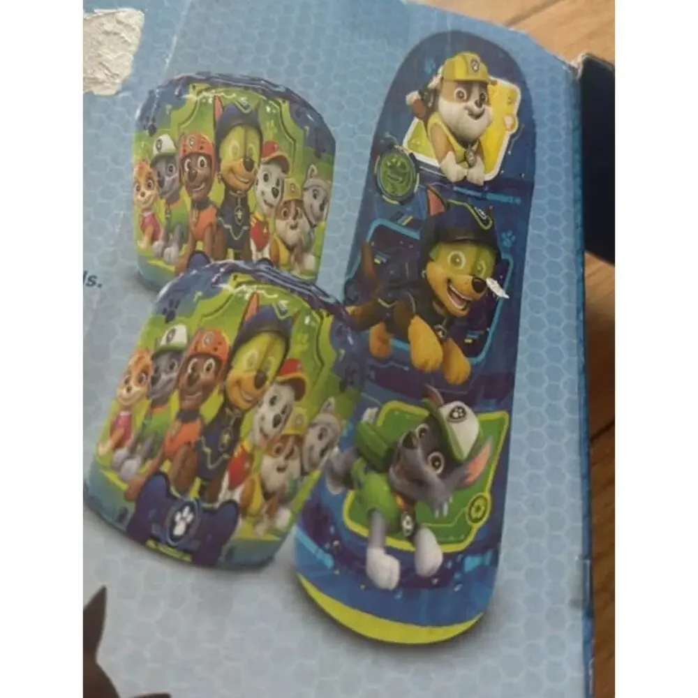 Paw Patrol 36 Bop Bag Punching Bag Gloves Set Nickelodeon Hedstrom Box